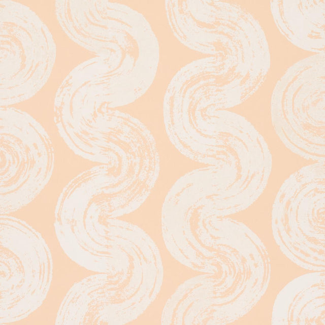 Schumacher Backdrop X Schumacher 1975 Light Peach Wallpaper