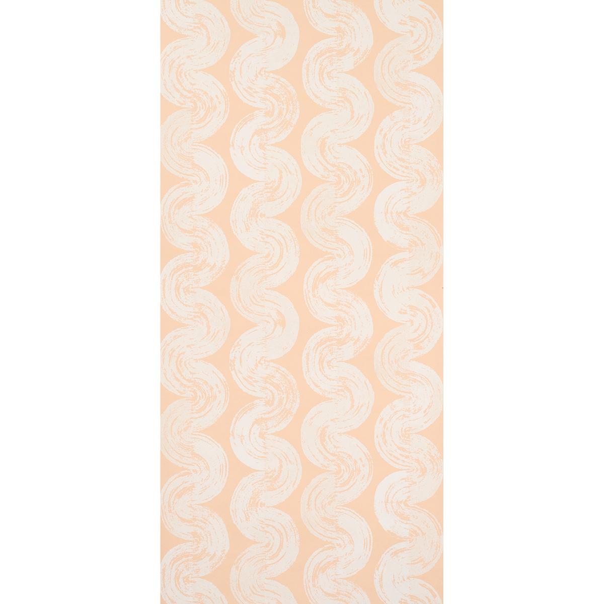 Schumacher Backdrop X Schumacher 1975 Light Peach Wallpaper
