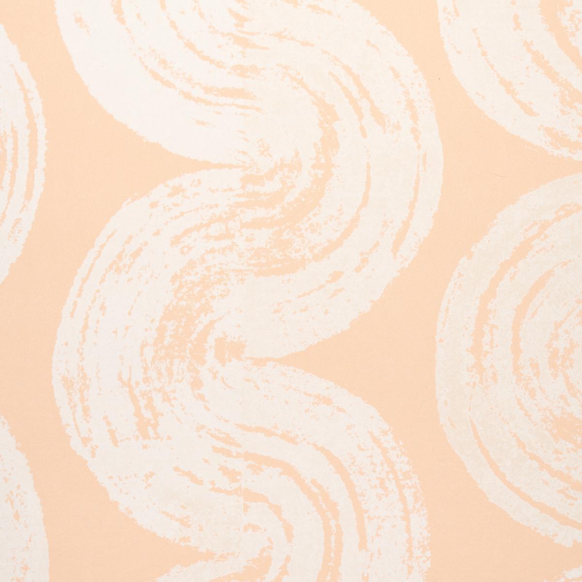 Schumacher Backdrop X Schumacher 1975 Light Peach Wallpaper