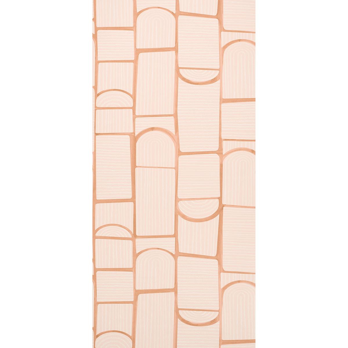 Schumacher Backdrop X Schumacher Bloomsbury Light Pink Wallpaper