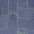 Schumacher Backdrop X Schumacher Bloomsbury Deep Navy Wallpaper