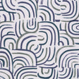 Schumacher Backdrop X Schumacher New Beat Blue & Green Wallpaper