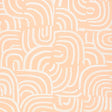 Schumacher Backdrop X Schumacher New Beat Light Peach Wallpaper
