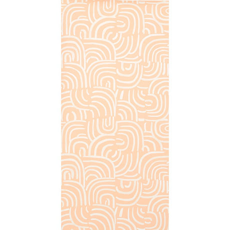 Schumacher Backdrop X Schumacher New Beat Light Peach Wallpaper