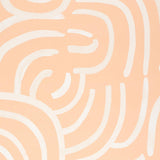 Schumacher Backdrop X Schumacher New Beat Light Peach Wallpaper