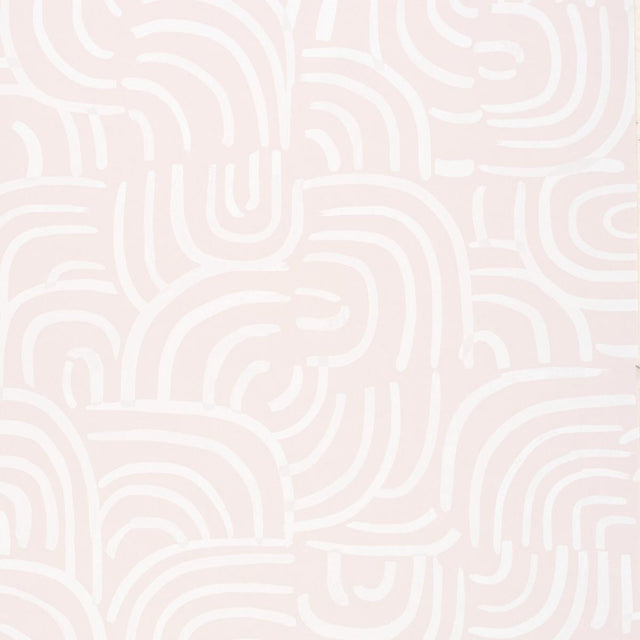 Schumacher Backdrop X Schumacher New Beat Light Beige Wallpaper