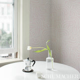 Schumacher Backdrop X Schumacher New Beat Light Beige Wallpaper