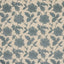 Schumacher Moon Garden Embroidery Blue Fabric