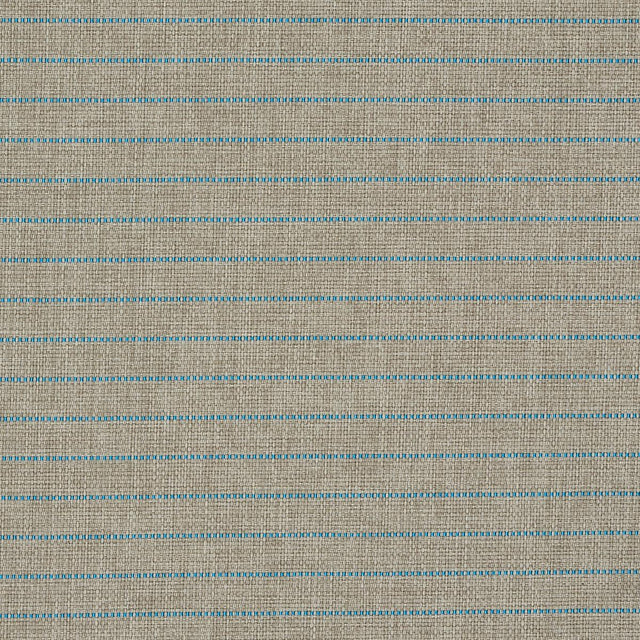 Schumacher Manning Stripe Indoor/Outdoor Aqua Fabric