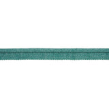 Schumacher Eubie Lip Cord Indoor/Outdoor Aqua Trim