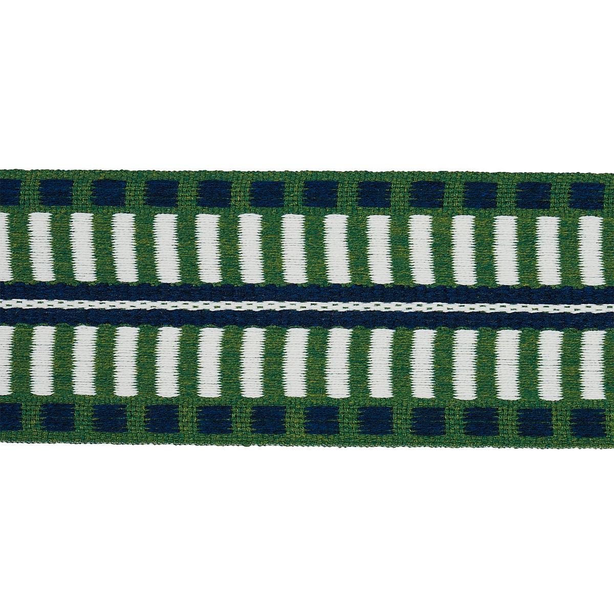 Schumacher Emerald Jacobsen Tape Indoor/Outdoor