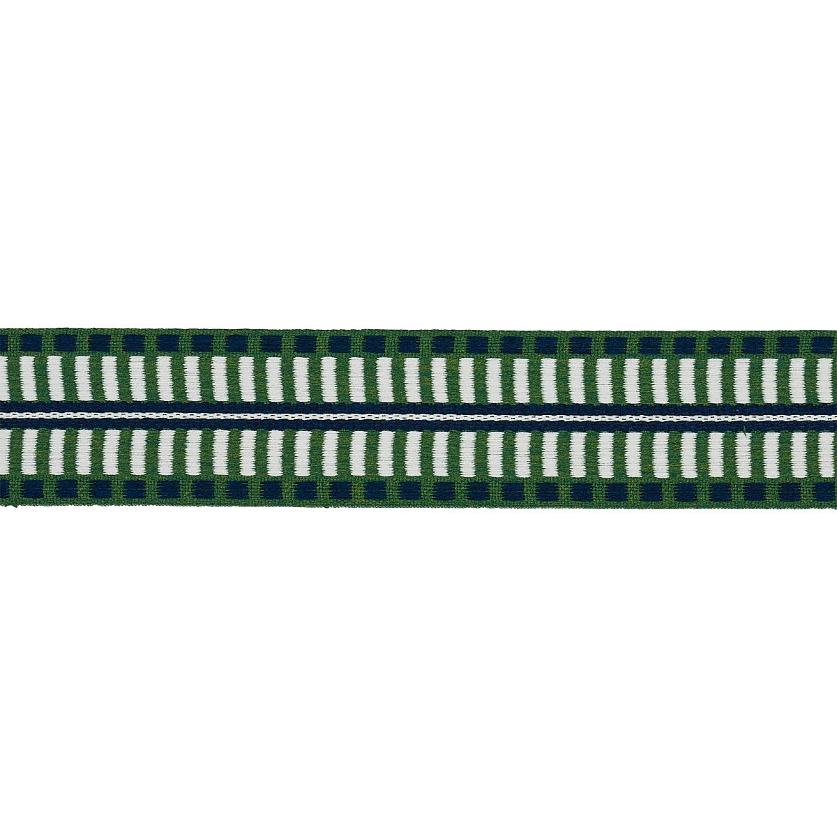 Schumacher Emerald Jacobsen Tape Indoor/Outdoor