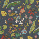 Schumacher Botanica Indoor/Outdoor Charcoal Fabric
