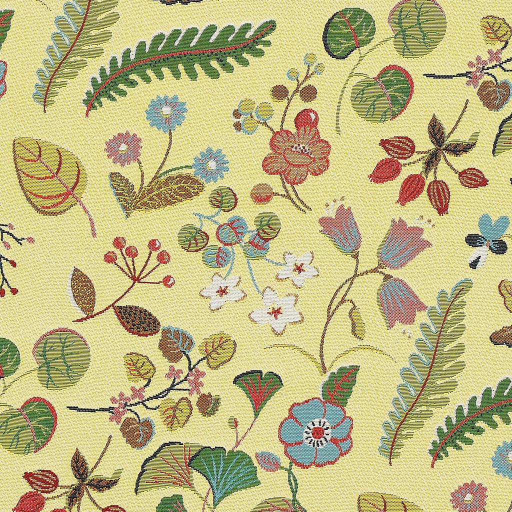 Schumacher Botanica Indoor/Outdoor Yellow Fabric