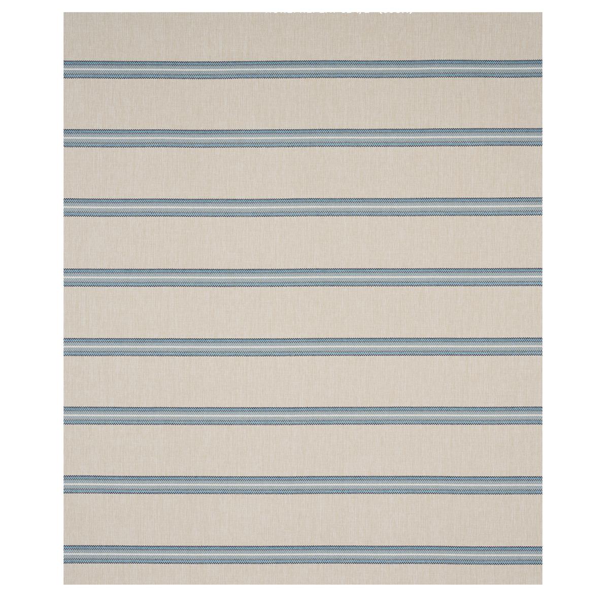 Schumacher Garden Stripe Indoor/Outdoor Blue Fabric