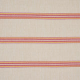 Schumacher Garden Stripe Indoor/Outdoor Red Fabric