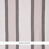 Schumacher Senita Stripe Sheer Neutral Fabric