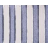 Schumacher Senita Stripe Sheer Blue Fabric