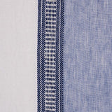 Schumacher Senita Stripe Sheer Blue Fabric