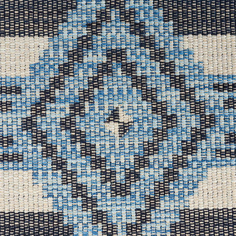 Schumacher Manta Performance Blue Fabric