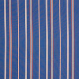 Schumacher Kayenta Stripe Blue Fabric