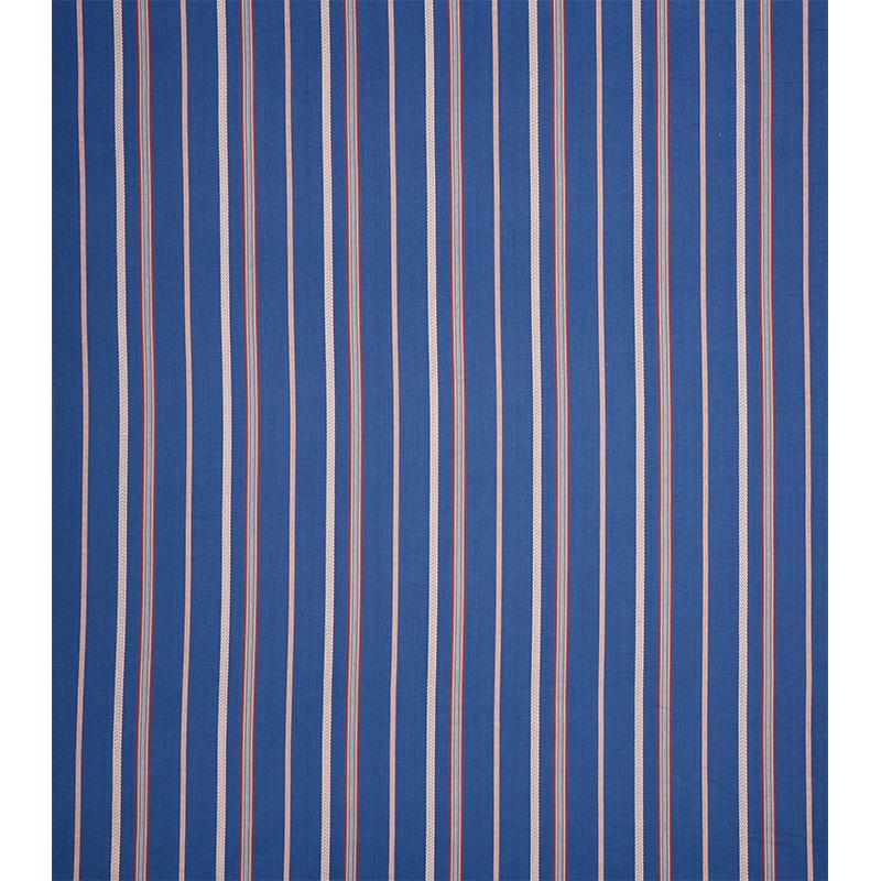 Schumacher Kayenta Stripe Blue Fabric