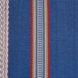 Schumacher Kayenta Stripe Blue Fabric