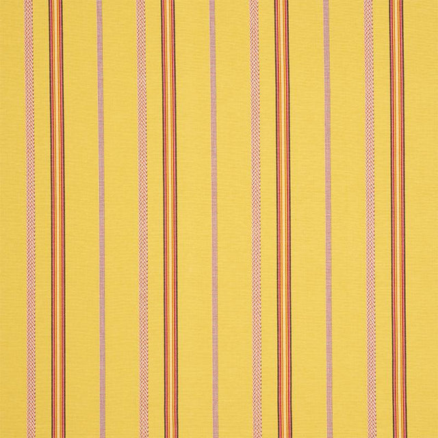 Schumacher Kayenta Stripe Yellow Fabric