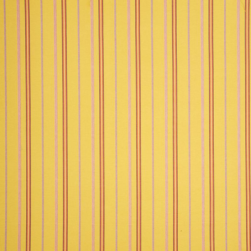 Schumacher Kayenta Stripe Yellow Fabric