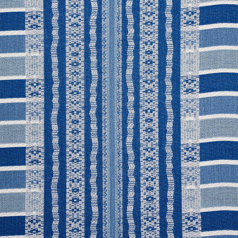 Schumacher Atchison Blue Fabric