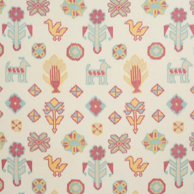 Schumacher Chuska Warp Print Multi Fabric