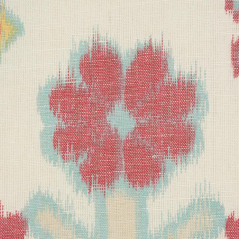 Schumacher Chuska Warp Print Multi Fabric