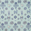 Schumacher Chuska Warp Print Blue Fabric