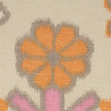 Schumacher Chuska Warp Print Pink & Orange Fabric