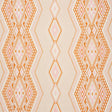 Schumacher Bayeta Embroidery Pink & Orange Fabric