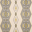 Schumacher Bayeta Embroidery Yellow & Neutral Fabric