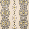 Schumacher Bayeta Embroidery Yellow & Neutral Fabric