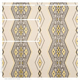 Schumacher Bayeta Embroidery Yellow & Neutral Fabric