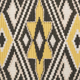 Schumacher Bayeta Embroidery Yellow & Neutral Fabric