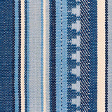 Schumacher Zuni Stripe Blue Fabric