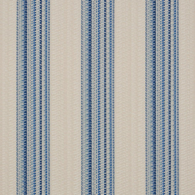 Schumacher Bendita Stripe Indoor/Outdoor Blue Fabric