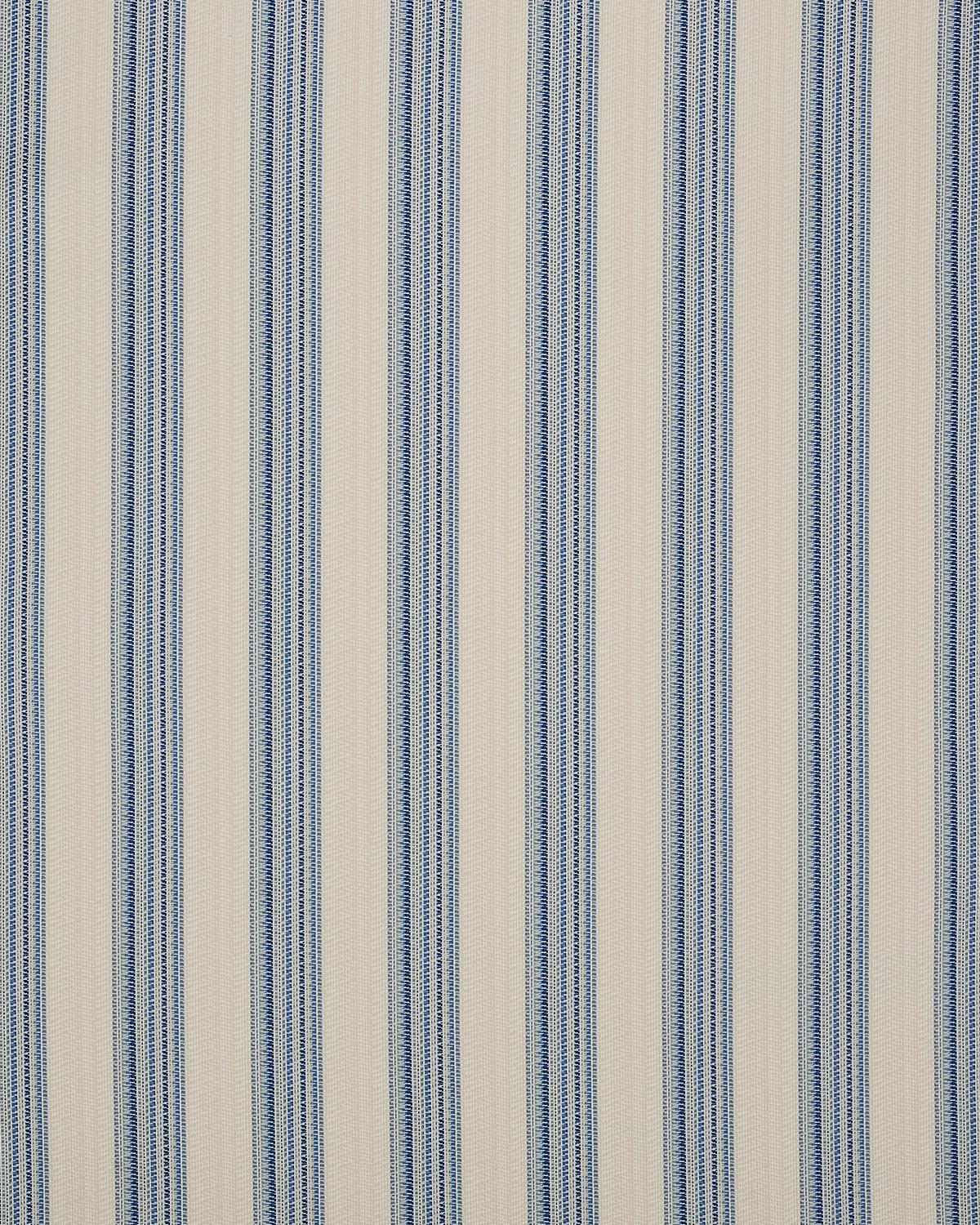 Schumacher Bendita Stripe Indoor/Outdoor Blue Fabric