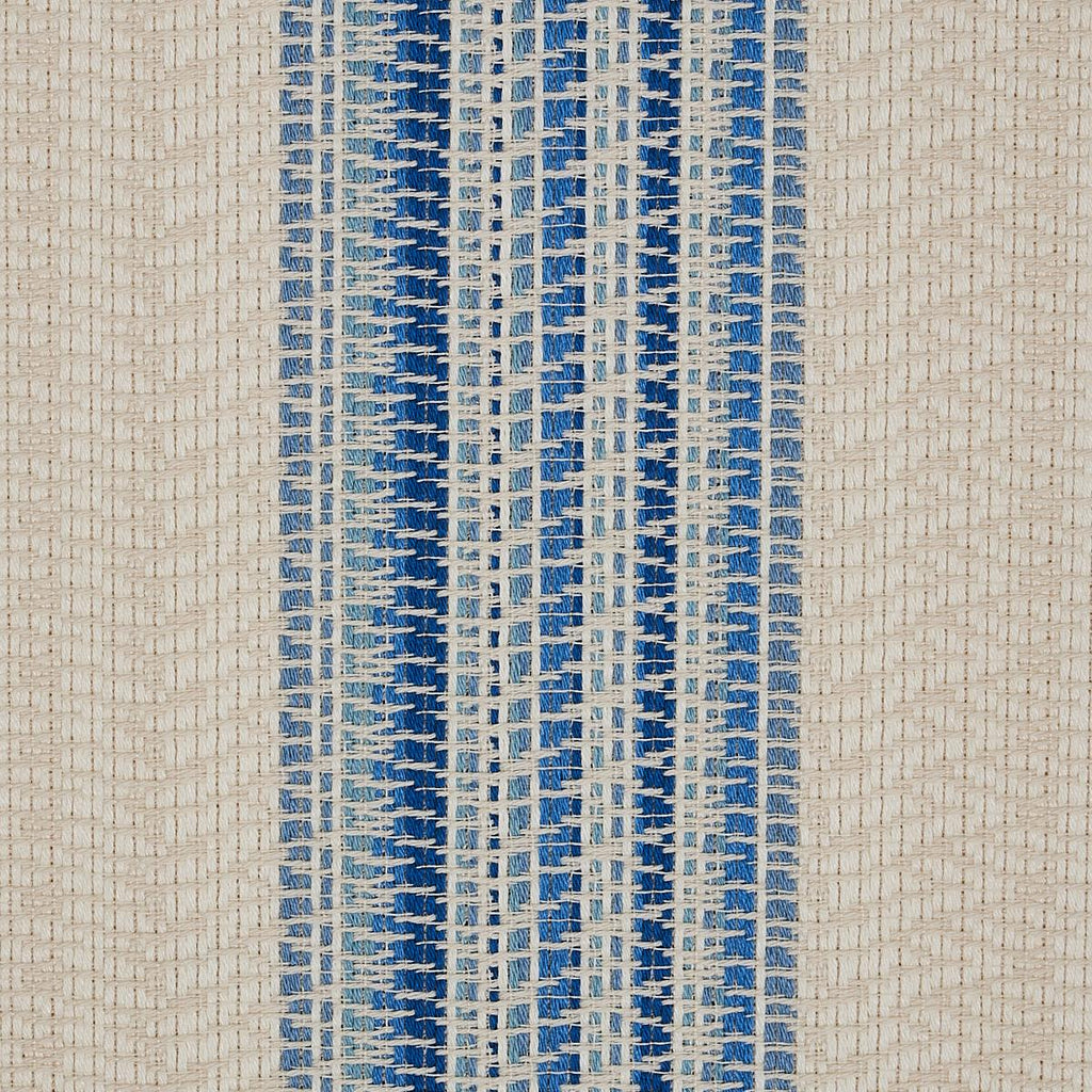 Schumacher Bendita Stripe Indoor/Outdoor Blue Fabric