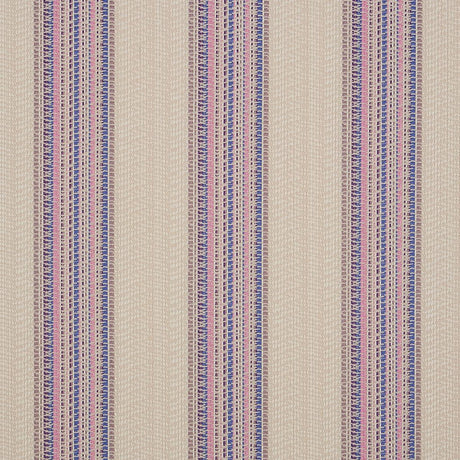 Schumacher Bendita Stripe Indoor/Outdoor Lilac Fabric