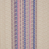 Schumacher Bendita Stripe Indoor/Outdoor Lilac Fabric