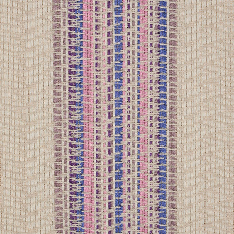 Schumacher Bendita Stripe Indoor/Outdoor Lilac Fabric