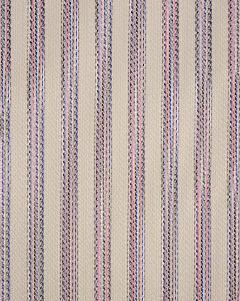 Schumacher Bendita Stripe Indoor/Outdoor Lilac Fabric