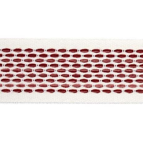 Schumacher Portola Tape Indoor/Outdoor Rose Trim