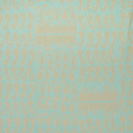 Schumacher Nallamala Fabric Ocean Fabric