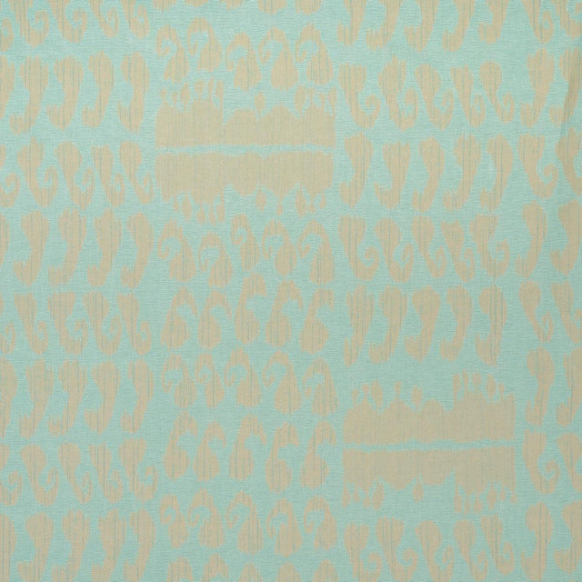 Schumacher Nallamala Fabric Ocean Fabric